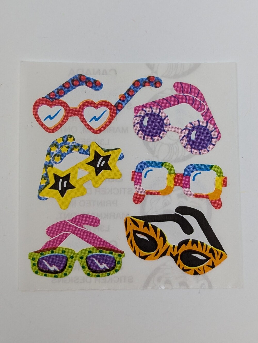 Sandylion Stickers Sunglasses Summer Vintage